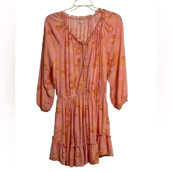 Z Supply Montecito Floral Dress In Sunkist Floral. Size Large GUC - Picture 6 of 14